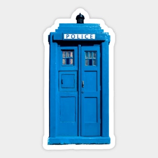 Traditional UK Police Box Sticker